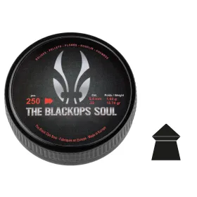 Plombs The Black Ops Soul à tête pointue cal. 5,5 mm