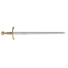 Réplique Denix d'épée médiévale Française EPEE FLEUR DE LYS FOURREAU BLEU 109 CM