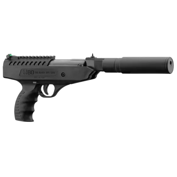 Pistolet à air break barrel LANGLEY SILENCER Cal 4.5  10J Piston ressort