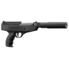 Pistolet à air break barrel LANGLEY SILENCER Cal 4.5  10J Piston ressort