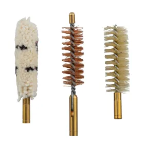 Lot de 3 brosses mixtes embout femelle Cal. 31/40