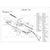 Pièces détachées pour pistolet à air LANGLEY PRO SNIPER STOCK N°54