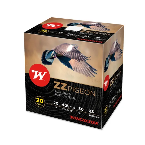 Cartouches Winchester ZZ Pigeon - Cal. 20/70 WINCH ZZ.PIGEON C20/70 30G P.5.5 BTE .25