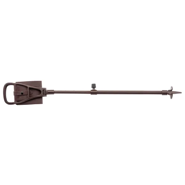 Canne-siège CANNE SIEGE  ALUMINIUM REGLABLE ASSISE EN CUIR T 60-90 CM