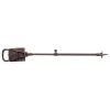 Canne-siège CANNE SIEGE  ALUMINIUM REGLABLE ASSISE EN CUIR T 60-90 CM