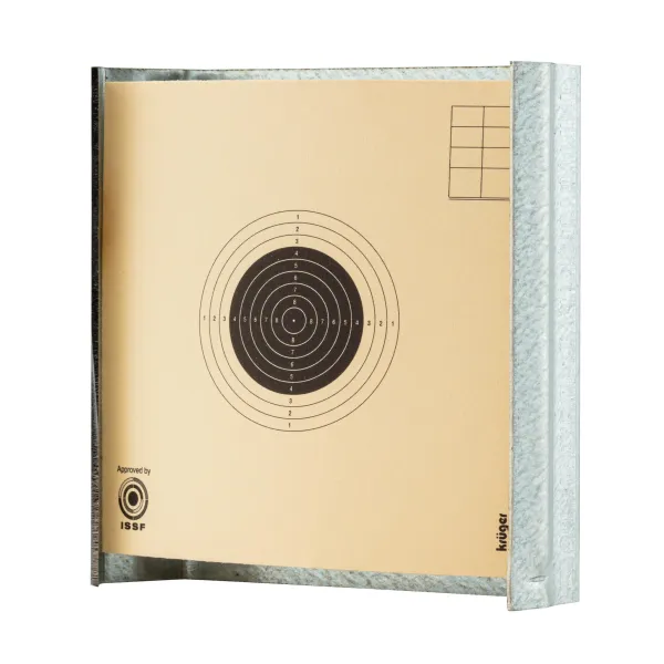 Porte-cible 10 x 10cm Shoot Again plat PORTE CIBLE PLAT TOLE GALVA 4.5MM / CARTON 10 X 10*****AP***