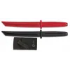 Couteau d'entraînement droit caoutchouc K25 ROUGE