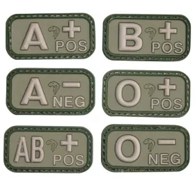Patch PVC Groupe sanguin vert Viper AB+