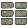 Patch PVC Groupe sanguin vert Viper AB+