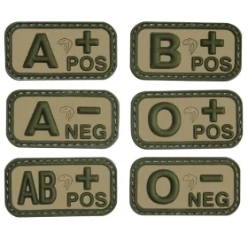 Patch PVC Groupe sanguin Vcam Viper B+