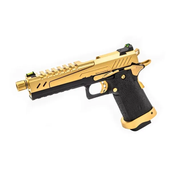 Réplique GBB gaz Hi-Capa 5.1 SPLIT Gold / Noir 1,0J