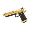 Réplique GBB gaz Hi-Capa 5.1 SPLIT Gold / Noir 1,0J