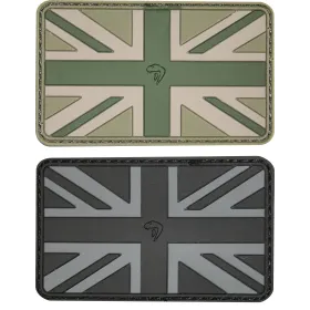 Patch PVC Union Jack Flag Viper GRIS