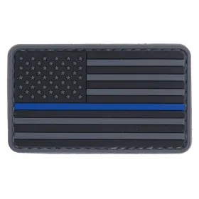 Patch PVC Drapeau USA Bleu line