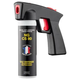 Aérosol GAZ CS 100 ml avec poignée - Nouvelle génération AEROSOL CS GAZ CONCORDE 100ML POIGNEE new generation (x6)