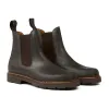 Chaussures en cuir QUERCY - Brun foncé P40