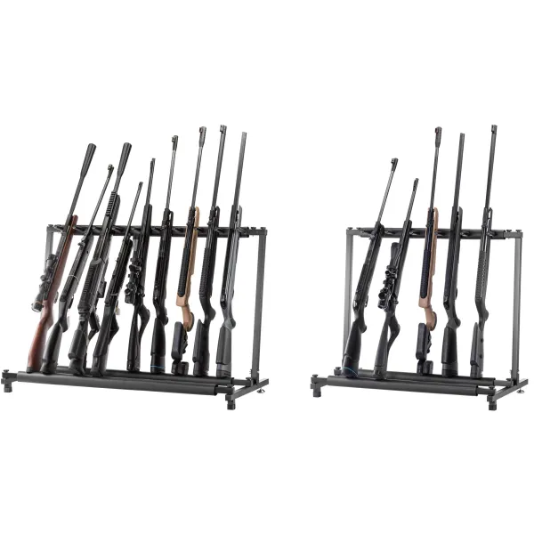 Râtelier vertical en métal pour armes 9 armes