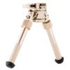 Bipied RIS tactique en métal sur rotule Bronze