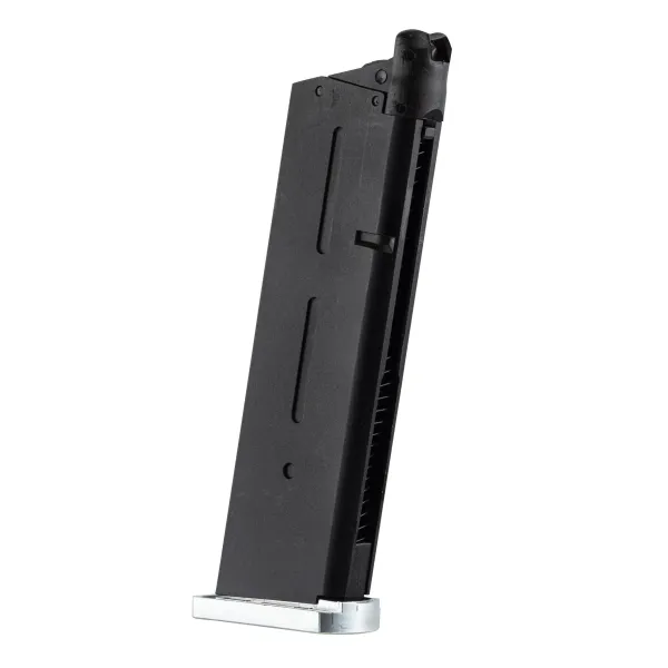 Chargeur VORSK 1911 MEU / VX-9 / VP-X Gaz noir ou chrome Chargeur VX-9 25 coups Noir