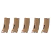 Pack de 5 chargeurs Mid-cap Speed 130 billes pour M4 AEG Tan CHARGEUR LT 130 rds POLYMER M4/M16 TAN  PACK DE 5