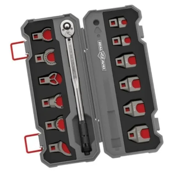 Kit pour AR15 REAL AVID MASTER-FIT Clef dynamométrique + 12 pièces Kit AR15 avec clé dynamométrique
