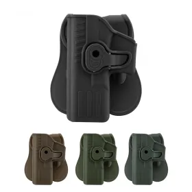 Holster rigide Quick Release pour Glock 17 Gaucher Noir