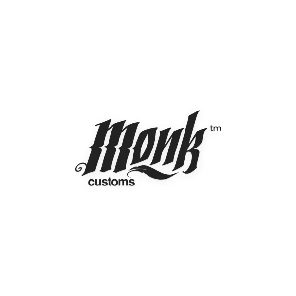 'MONK Customs' Decal Rouge