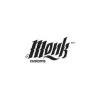 'MONK Customs' Decal Blanc