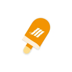 Autocollant MONK 'Orange Ice Cream'