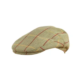 Casquette Jack Pyke plate Tweed vert clair Casquette T59
