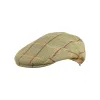 Casquette Jack Pyke plate Tweed vert clair Casquette T61