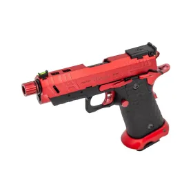 Réplique GBB gaz Vorsk CS Hi-Capa Vengeance Compact Noir / Rouge 1,0J