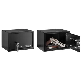 Coffre premium pour armes de poing à clef - Waldberg COFFRE WALDBERG ARMES POINGS 230x350x250 - 2 clefs