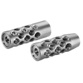 Stalon - Frein de bouche coloris inox Max. 7,62mm - M15x1