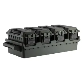 Set 4 caisses à munitions avec bac de transport SET 4 CAISSES A MUNITION .30 + SUPPORT TRANSPORT