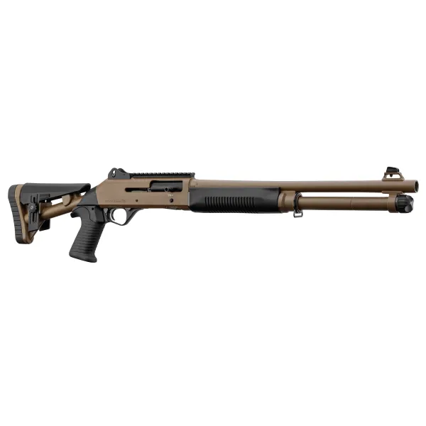 Fusil semi auto AKSA ARMS S4 FX03 Cal. 12/76 - TAN AKSA ARMS S4 FX03 18.5' CAL 12 - TAN