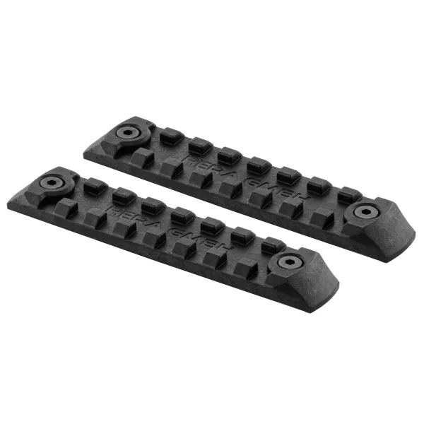 Set de 2 rails picatinny en polymère compatible KEYMOD - NOIR SET 2 RAILS POLYMERE PICATINNY COMPATIBLE KEYMOD - NOIR
