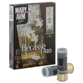 Cartouches Mary Arm Bécasse DUO 36g- Cal. 12/70 Bécasse Duo