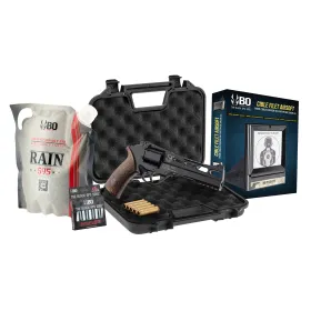 Pack Airsoft revolver CO2 CHIAPPA RHINO 60DS + Co2 + billes + cible + mallette PACK RHINO 60DS NOIR CO2