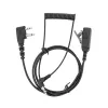 Câble de liaison Talkie G9 - Casque Peltor avec micro intégré. Câble compatible G9 avec prise 2 pin Peltor