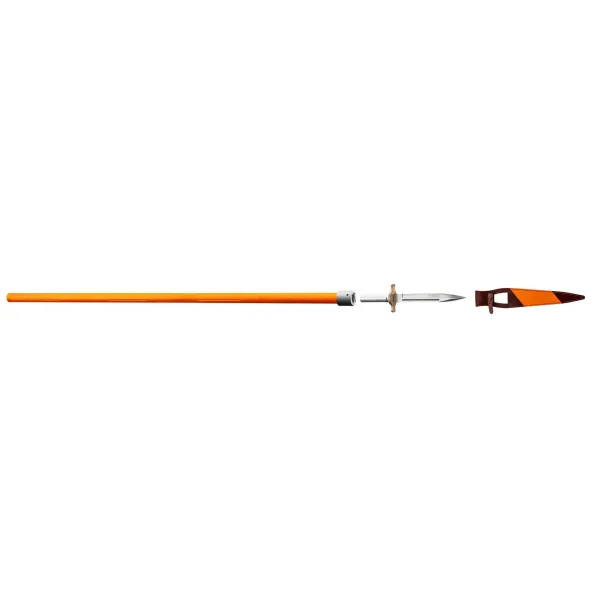 Epieu de battue HOURVARI le traqueur manche orange Epieu à hampe orange