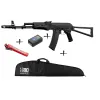 Pack de Noel réplique AEG AK74 + batterie Lipo + chargeur + housse 1J