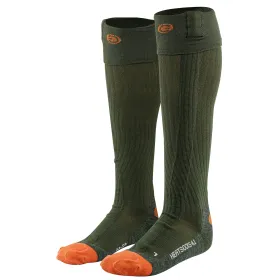 Chaussettes chauffantes Heat STOCK 4.1 TOE CAP et pack batteries - Lenz Lenz 4.1 Green P42/44