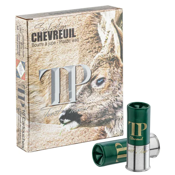 Cartouches TUNET TP Chevreuil 12/70 P1 38 g 12/70 Plomb n°2