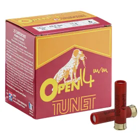 Cartouches TUNET Open 14 mm Plomb 6 et 8 cal. 32 14 mm Plomb n°8
