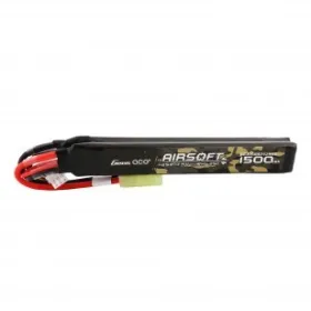 batterie Lipo 2S 7.4V 1500mAh 25C 2 sticks Genspow 7.4V 1500mAh 25C 2 éléments