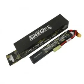 Batterie Lipo 2S 7.4V 1200mAh 25C 1 stick Genspow 7.4V 1200mAh 25C 1 élément