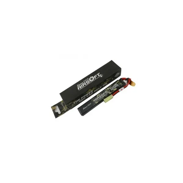 Batterie Lipo 2S 7.4V 1200mAh 25C 1 stick Genspow 7.4V 1200mAh 25C 1 élément