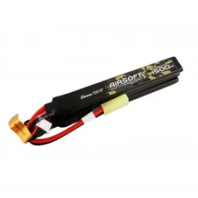 Batterie Lipo 2S 11.1V 1500mAh 25C 3 sticks Genspow 11.1V 1500mah 25C 3 éléments