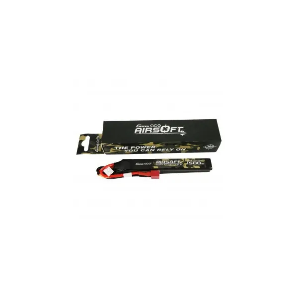 Batterie Lipo 2S 7.4V 1500mAh 25C 2 sticks Genspow 7.4V 1500mAh 25C 2 éléments T Plug